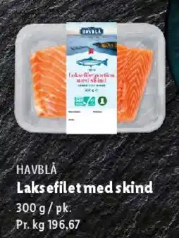 Lidl Laksfilet med skind tilbud
