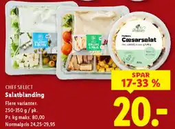 Lidl Chef Select Salatblanding tilbud