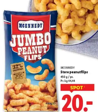 Lidl Jumbo Peanut Flips tilbud