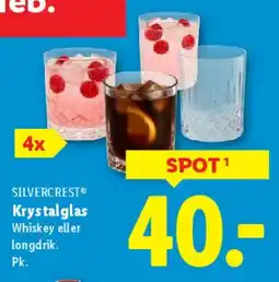 Lidl Krystalglas (4 stk.) tilbud