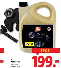 Lidl Motorolie 5W-40 (5 L) tilbud