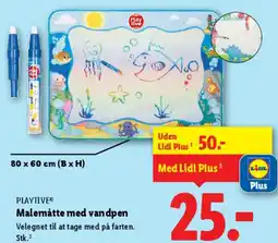 Lidl PLAYTIVE Malemåtte med vandpen tilbud