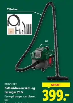 Lidl Batteridreven våd- og tørstøvsuger 20 V tilbud