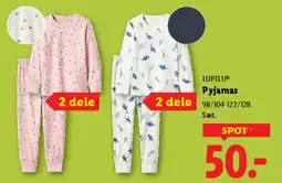 Lidl Pyjamas (2 dele) tilbud