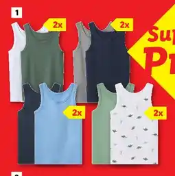 Lidl Børne tanktop / undertøj (2-pak) tilbud