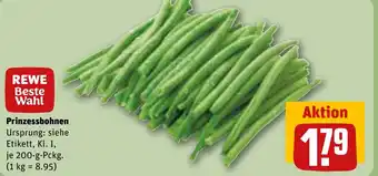 REWE DE Prinzessbohnen tilbud