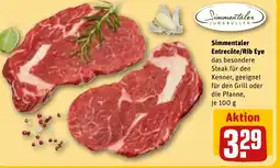 REWE DE Simmentaler Entrecôte/Rib Eye tilbud
