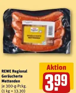 REWE DE REWE Regional Geräucherte Mettenden tilbud