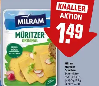 REWE DE Milram Müritzer Scheiben tilbud