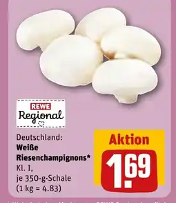 REWE DE REWE Regional Riesenchampignons* tilbud