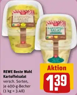 REWE DE REWE Beste Wahl Kartoffelsalat tilbud