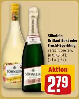 REWE DE Söhnlein Brillant Sekt oder Frucht-Sparkling tilbud