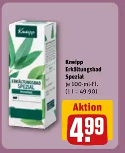 REWE DE Kneipp Erkältungsbad Spezial je -Fl. tilbud
