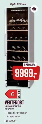 VESTFROST VINKØLESKAB