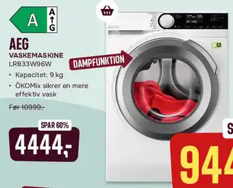 Skousen AEG vaskemaskine LR833W96W tilbud