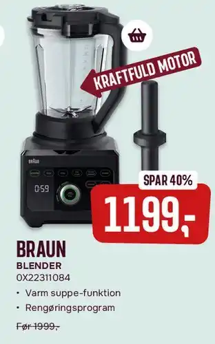 Skousen Braun blender tilbud