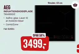 Skousen AEG induktionskogeplade T1641B0IZ tilbud