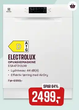 Skousen Electrolux opvaskemaskine tilbud