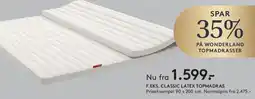 SENG Wonderland topmadras (Classic Latex) tilbud