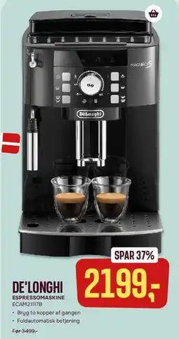 Skousen De'Longhi espressomaskine ECAM21.. tilbud