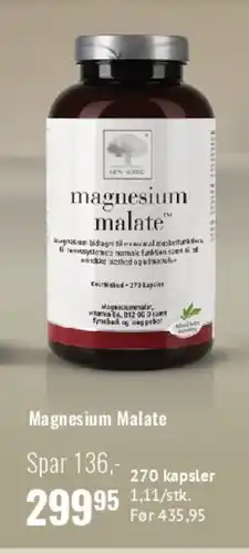 Helsam Magnesium Malate tilbud