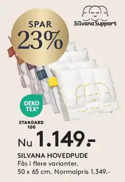 SENG SILVANA HOVEDPUDE tilbud