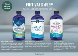 Helsam FRIT VALG - Nordic Naturals tilbud