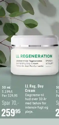 Helsam LL Reg. Day Cream tilbud