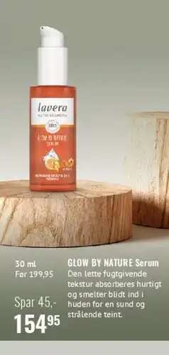 Helsam GLOW BY NATURE Serum tilbud