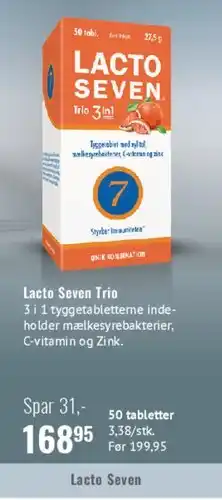 Helsam Lacto Seven Trio tilbud