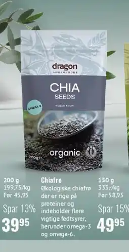 Helsam Chia Seeds tilbud