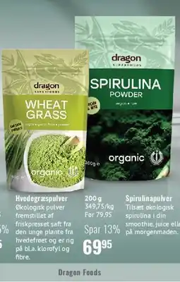 Helsam Spirulina Powder tilbud