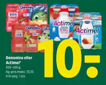 Danonino eller actimel