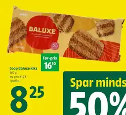 Coop 365 COOP Baluxe kiks tilbud