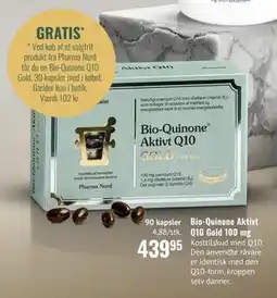 Helsam Bio-Quinone Aktivt Q10 Gold 100 mg tilbud