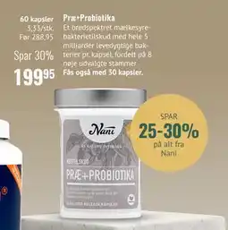 Helsam Præ+Probiotika tilbud