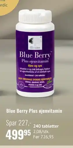 Helsam Blue Berry Plus øjenvitamin tilbud