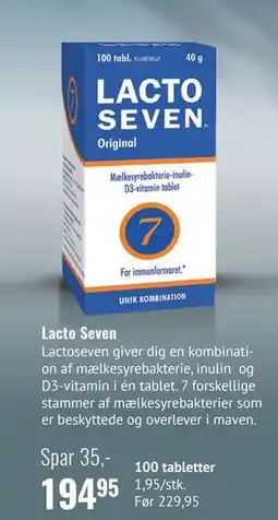 Helsam Lacto Seven tilbud