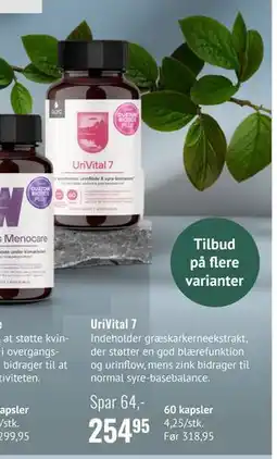Helsam UriVital 7 tilbud