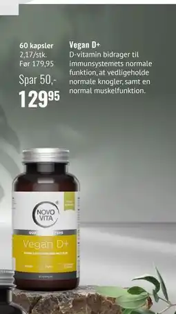 Helsam Vegan D+ tilbud
