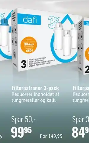 Helsam Filterpatroner 3-pack tilbud