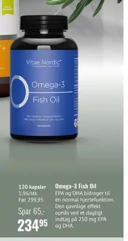 Helsam Omega-3 Fish Oil tilbud