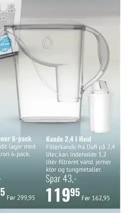 Helsam Kande 2,4 l Hvid tilbud