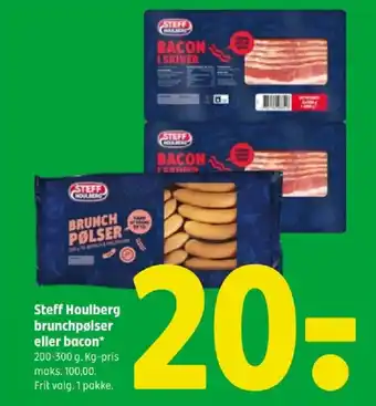 STEFF Houlberg brunchpølser eller bacon