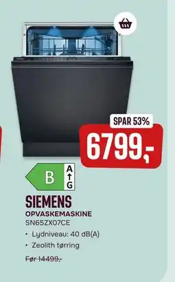 Skousen OPVASKEMASKINE tilbud