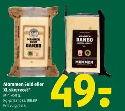 Coop 365 Mammen guld eller xl skæreost tilbud