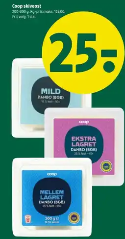 Coop 365 COOP Skiveost tilbud