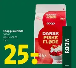 Coop 365 COOP Piskefløde tilbud