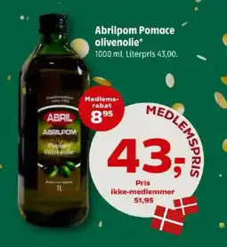 Coop 365 Abrilpom pomace olivenolie tilbud