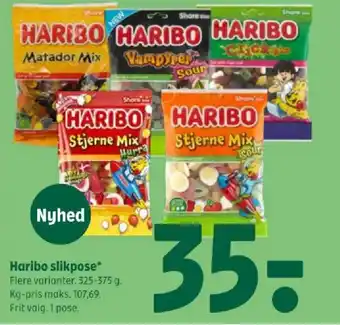 Coop 365 HARIBO Slikpose tilbud